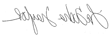 Tosha's signature